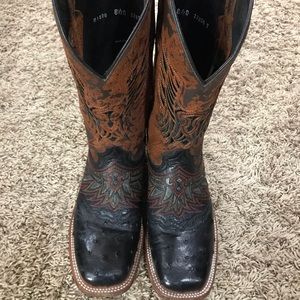 Lucchese Ostrich Boots 8.5D